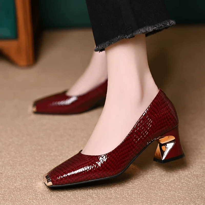 Viviane™ – Escarpins élégants à talon stable pour pieds sensibles