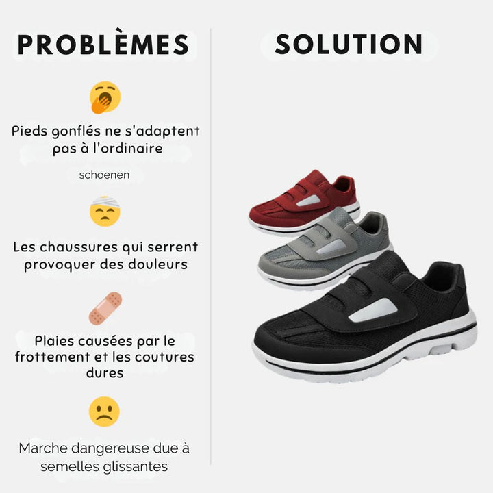 Lunessa™ | Pro Série 3 - Chaussures diabétiques (Unisexe)
