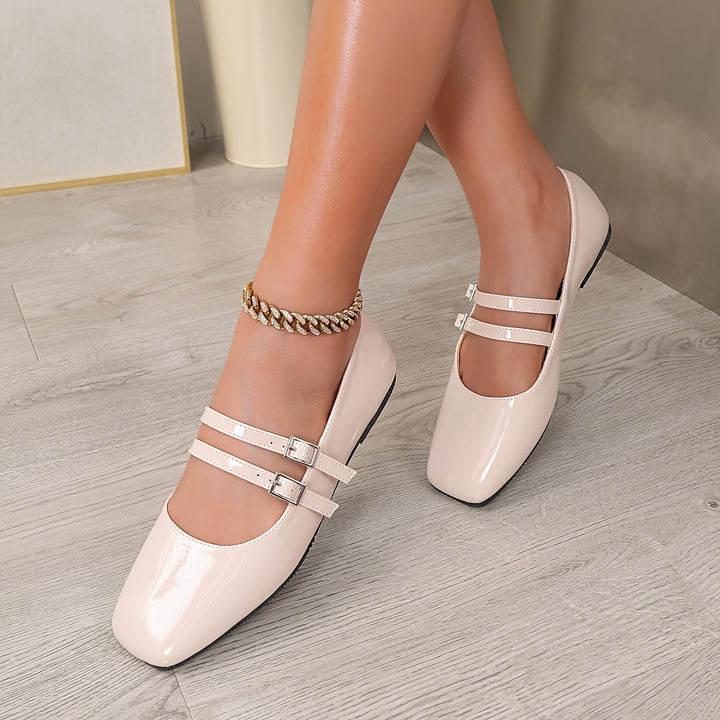 Béatrice™ | Ballerines à bride double – Élégance et confort absolu