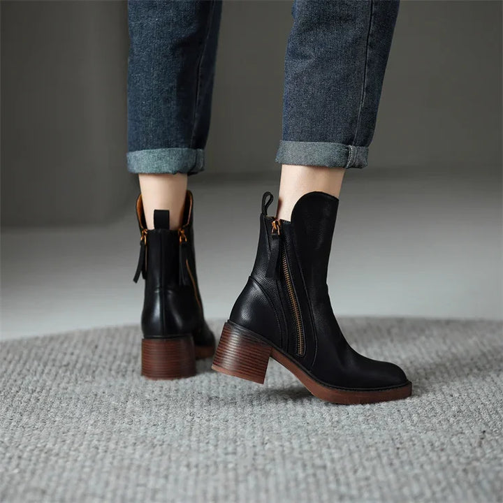 Élodie | Bottines Cuir PU