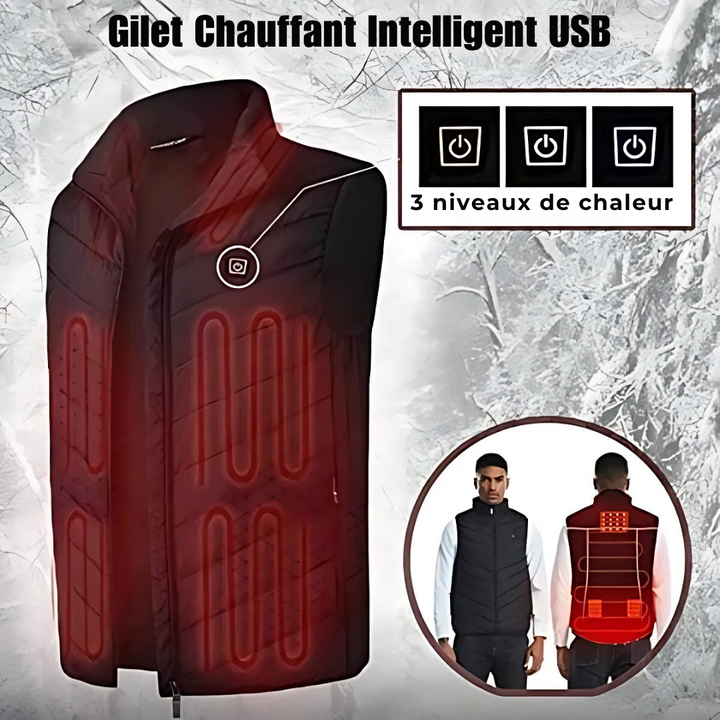 FLAMEVEST | Gilet chauffant unisexe